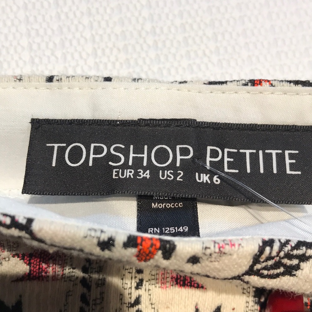 NWT - TopShop Petite Mini Skirt - Picture 5 of 6